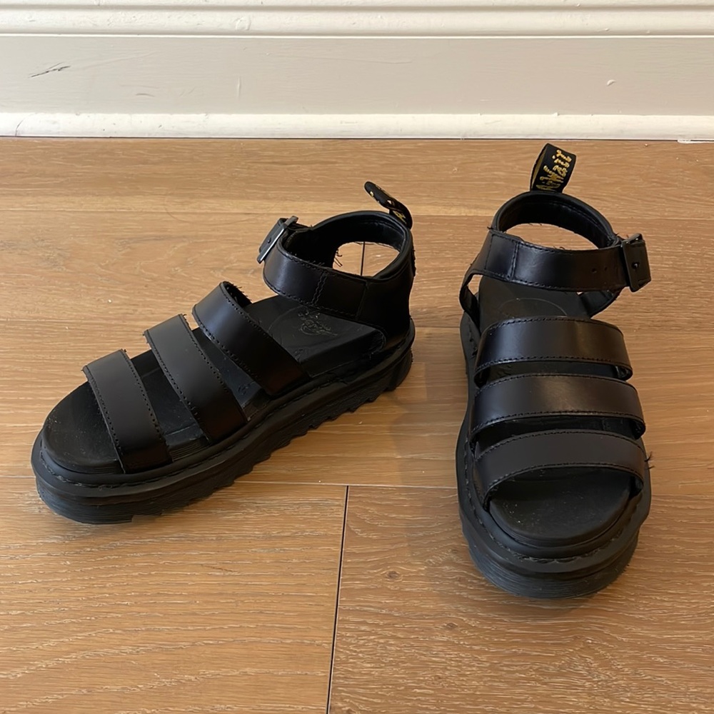 Dr. Martens leather strap sandals
